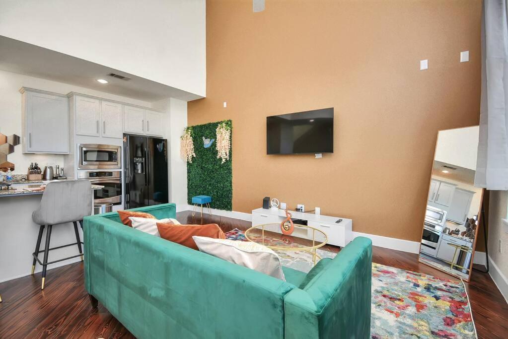 休斯敦3Br/3.5Ba Three Story East Downtown Townhouse With View别墅 外观 照片